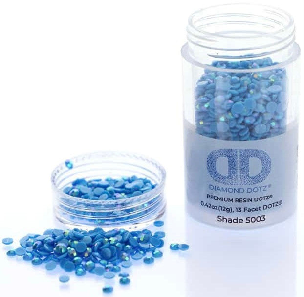 Diamond Dotz Freestyle Gems 2,8 mm 12 g AB Egeïsch Blauw 5003